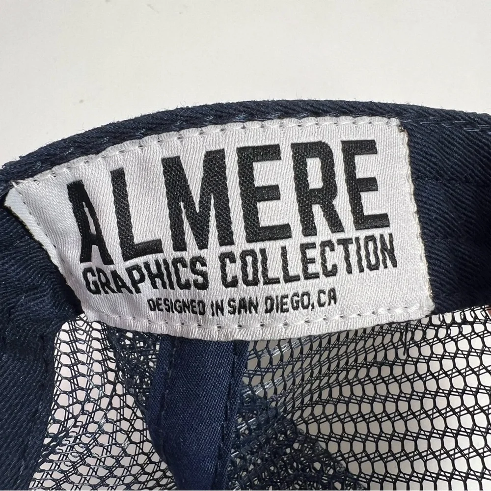 Almere Out of Office Trucker Hat Embroidered Blue - Picture 5 of 9